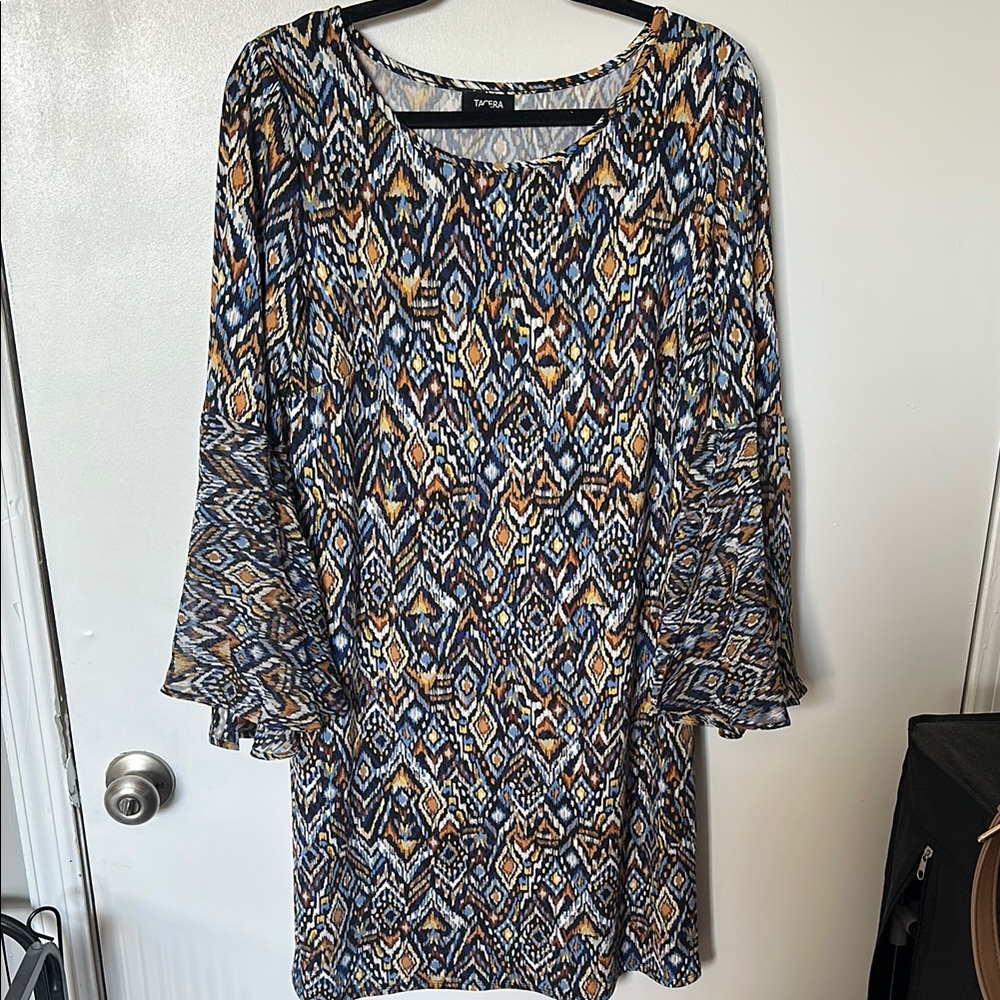 Tacera bell sleeve dress